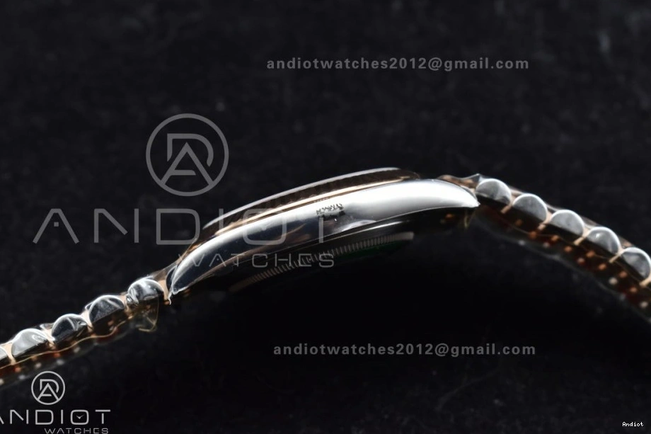 Best on RG 904L Steel Stick DateJust Edition Bracelet Brown SS Jubilee 41 1:1 Clean 126333 Dial VR3235 0601